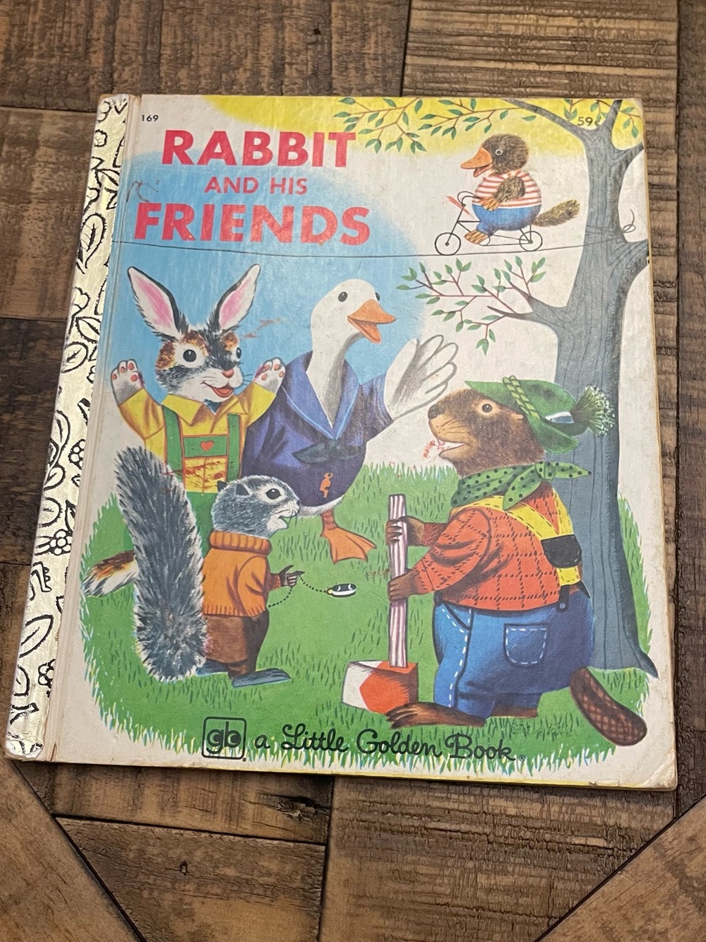 vintage Rabbit and His Friends Little Golden Book illustrated by Richard Scarry